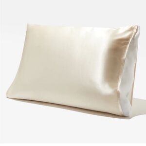 Silked Satin Travel Pillow Sleeve